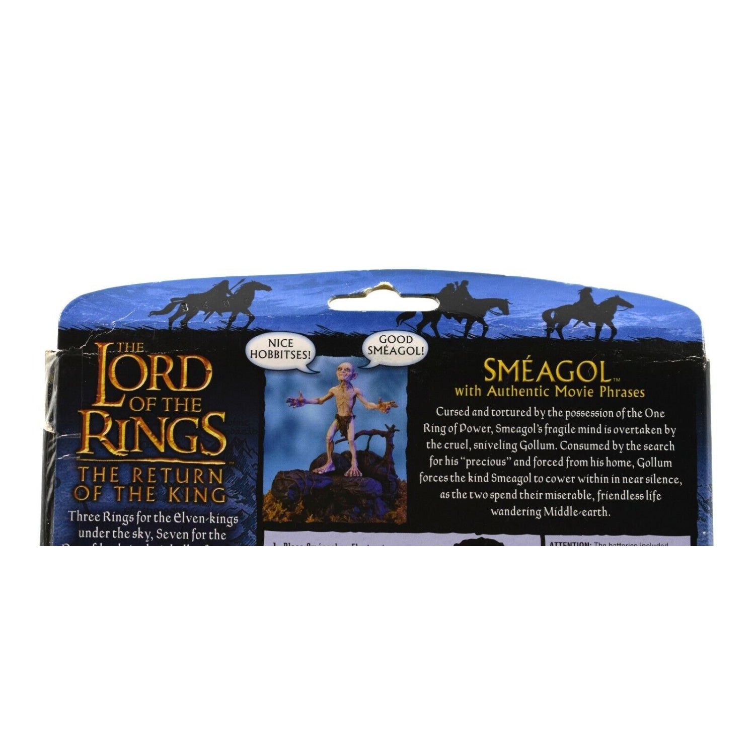 Lord of the Rings Return of The King - Smeagol with Authentic Movie Phrases - Toys & Games:Action Figures & Accessories:Action Figures