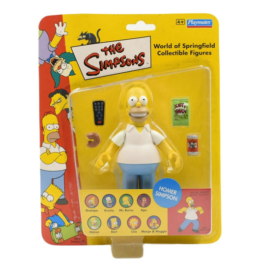 Playmates The Simpsons World of Springfield - Homer Simpson Action Figure - Toys & Games:Action Figures & Accessories:Action Figures