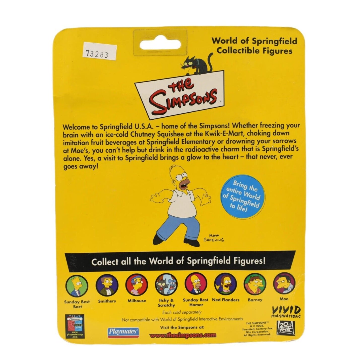 Playmates The Simpsons World of Springfield - Ned Flanders Action Figure - Toys & Games:Action Figures & Accessories:Action Figures