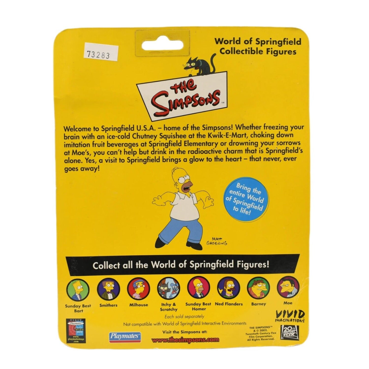 Playmates The Simpsons World of Springfield - Ned Flanders Action Figure - Toys & Games:Action Figures & Accessories:Action Figures