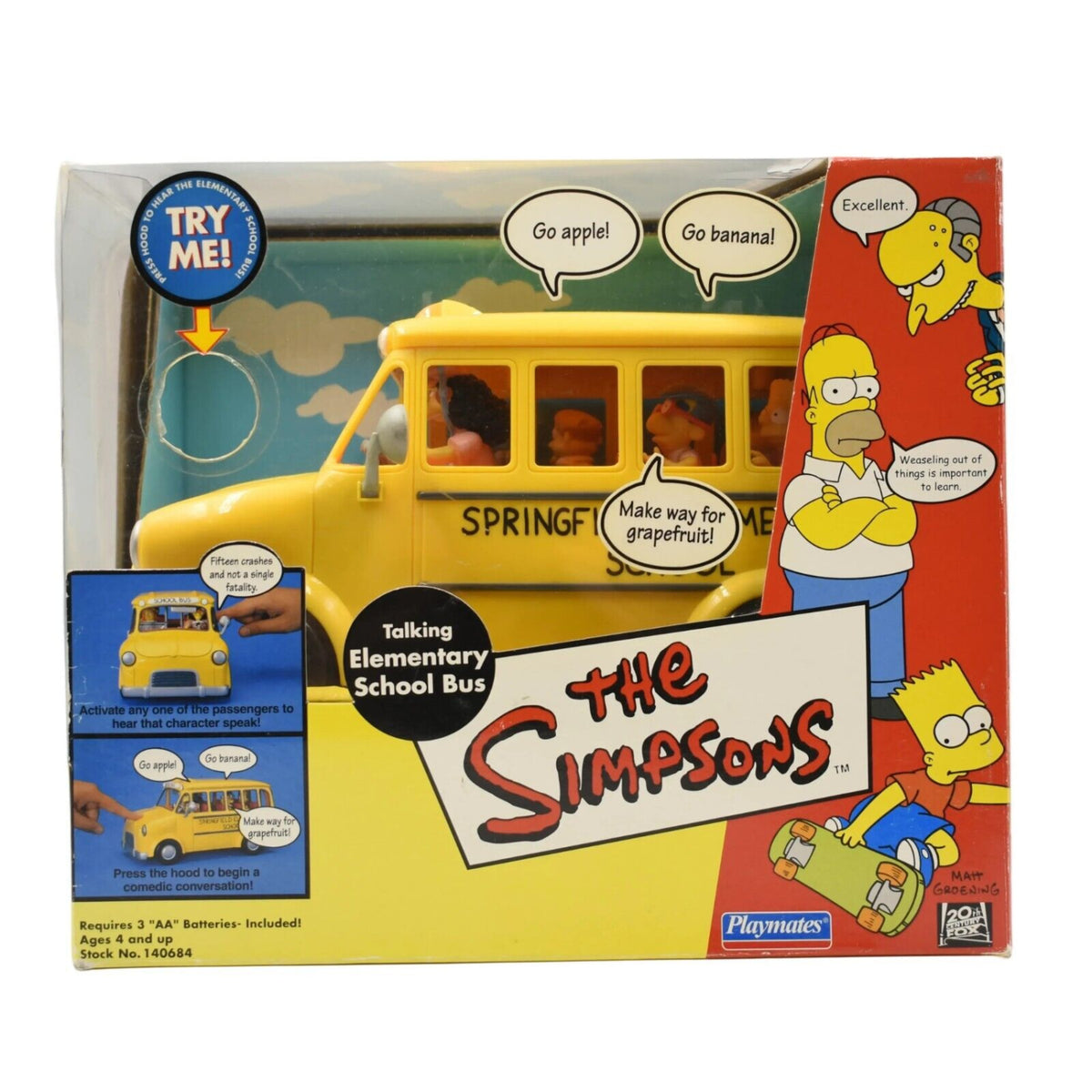 The Simpsons World of Springfield - Talking Elementary School Bus