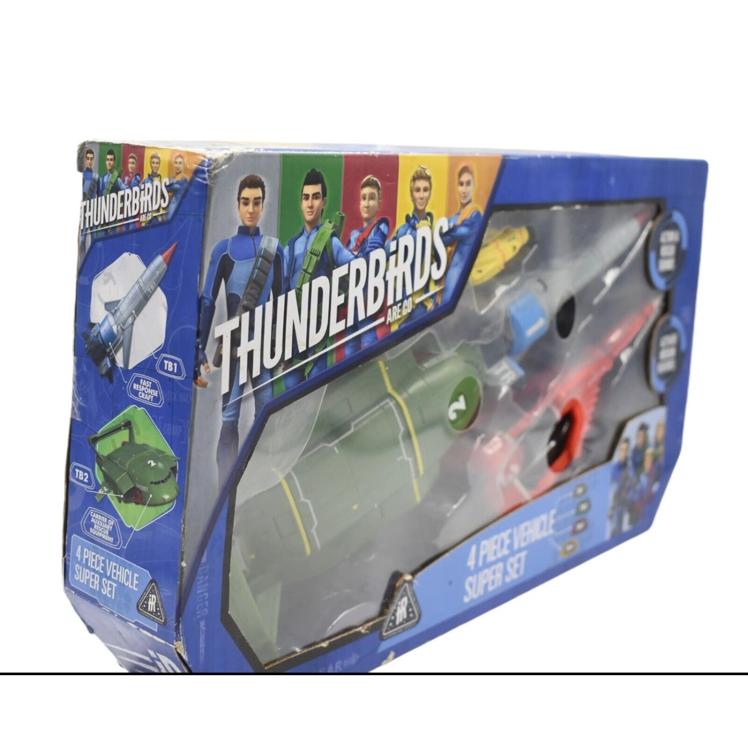 Thunderbirds Hot Wheels Classic Set 3 -CWUE CharaWheels Bandai MISB
