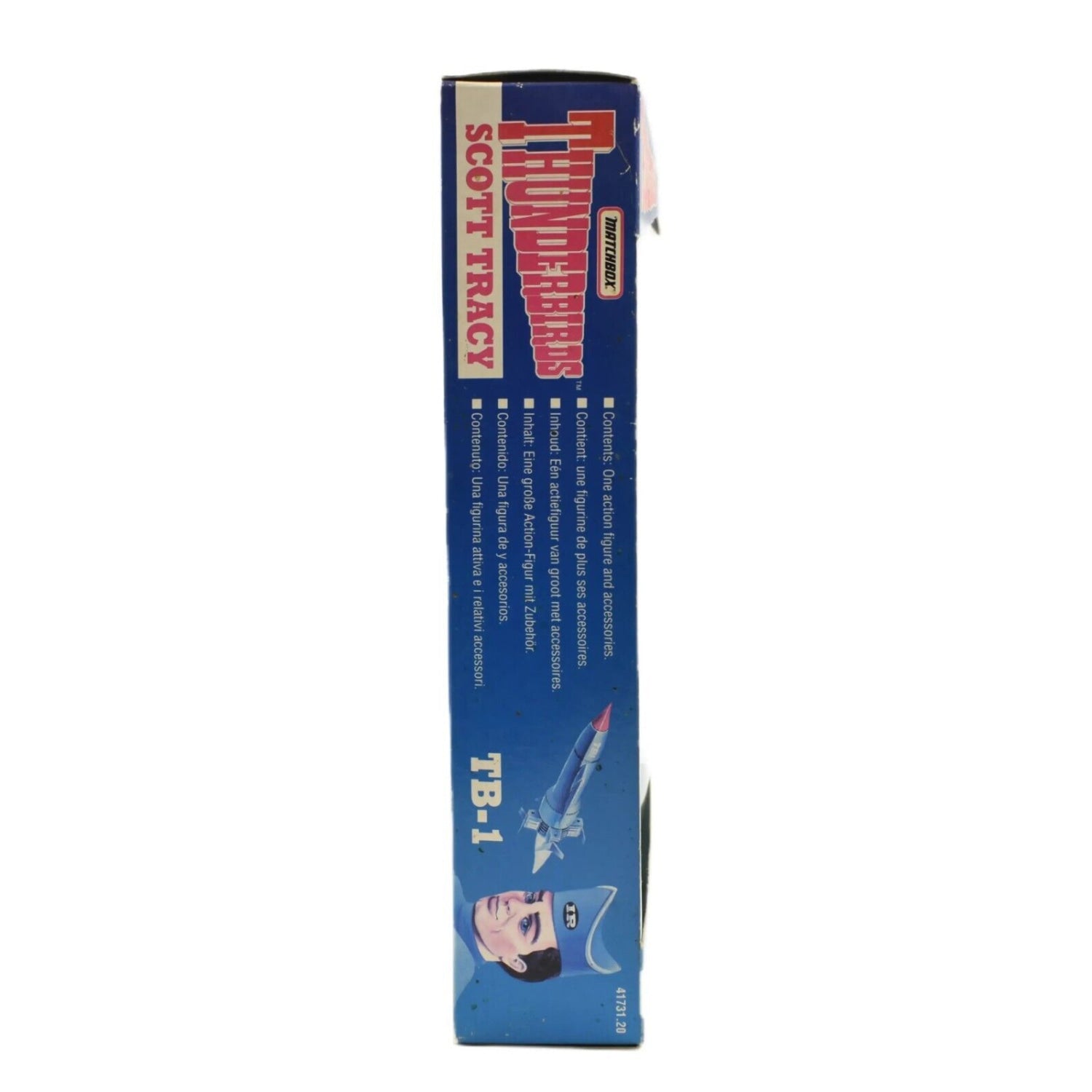 Matchbox 1994 Thunderbirds - Scott Tracy 10.5’’ Scale Action Figure - Toys & Games:Action Figures & Accessories:Action Figures