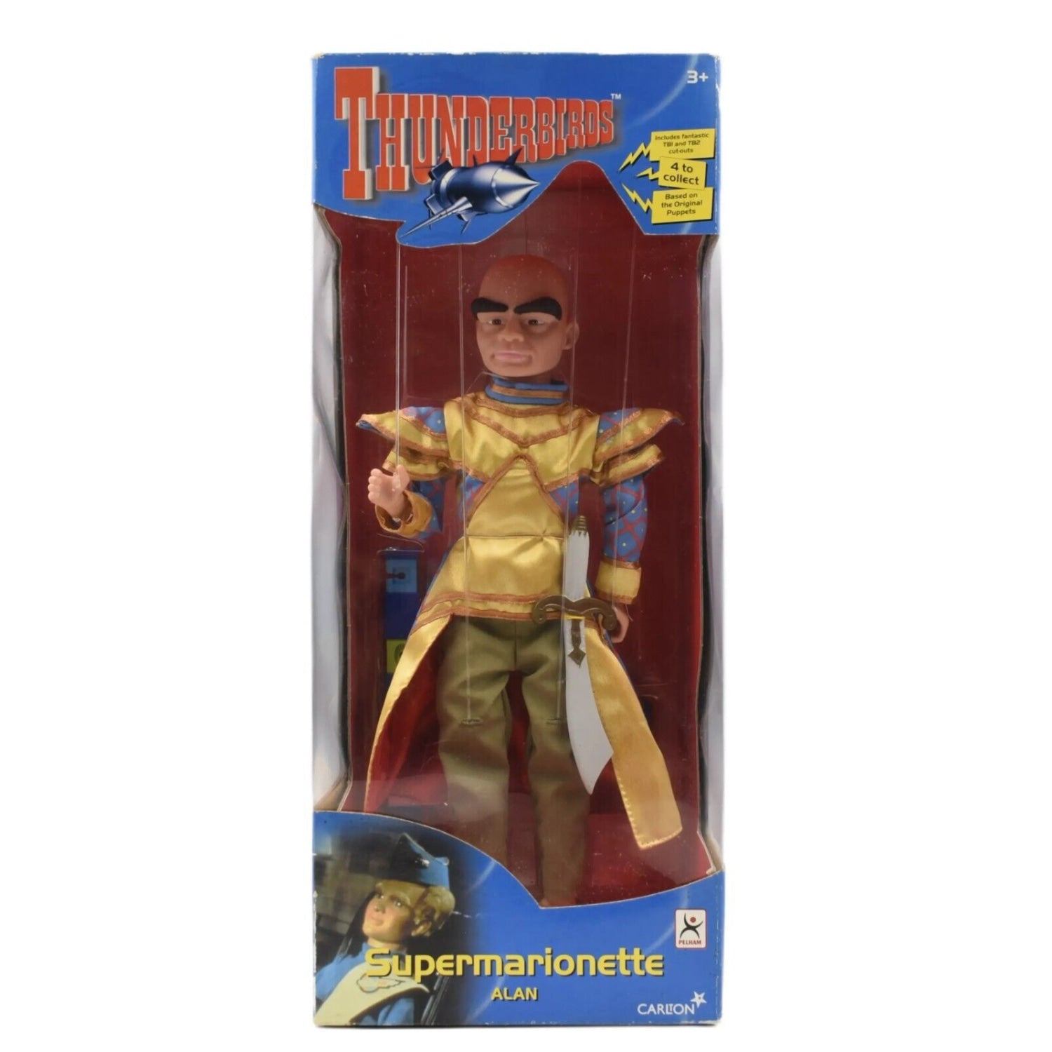 Carlton 1999 Thunderbirds Supermarionette - The Hood 12’’ Puppet Figure - Toys & Games:Action Figures & Accessories:Action Figures