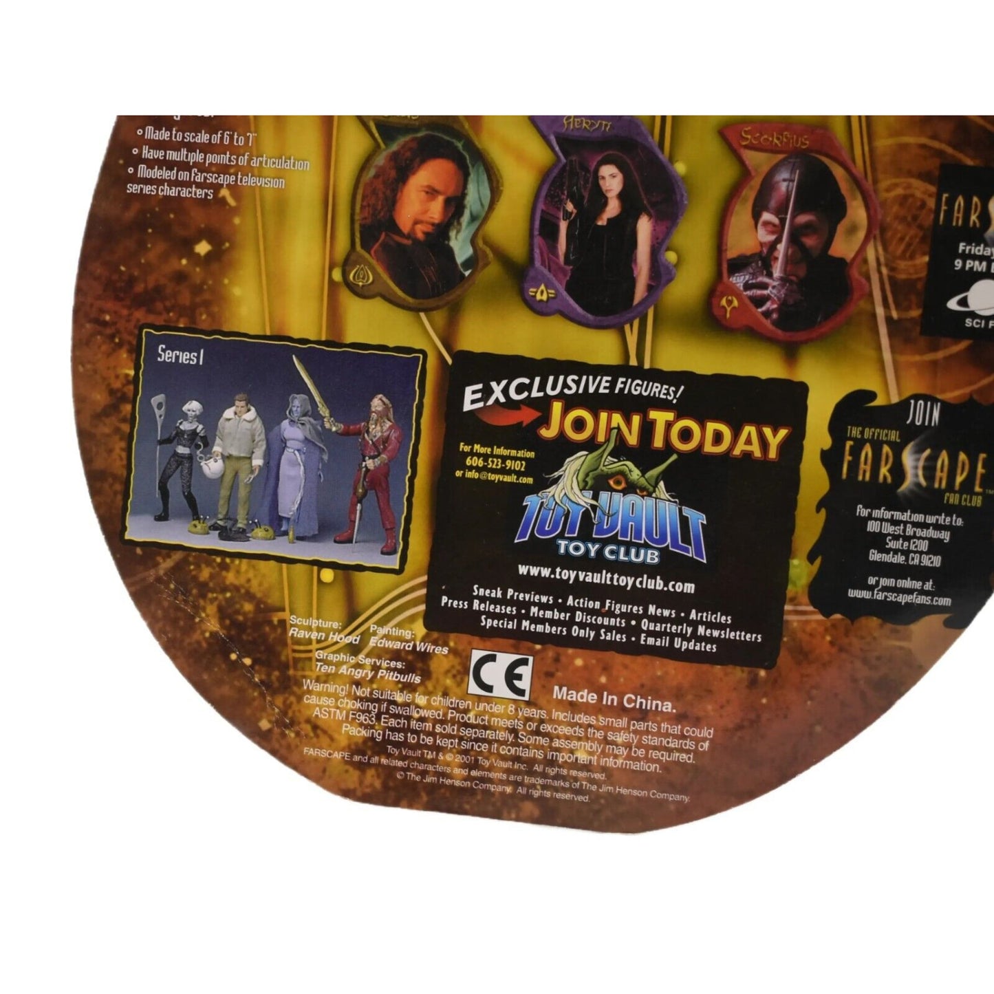 Toy Vault - FarScape Series 2 - Rygel Special Edition Action Figure - Toys & Games:Action Figures & Accessories:Action Figures