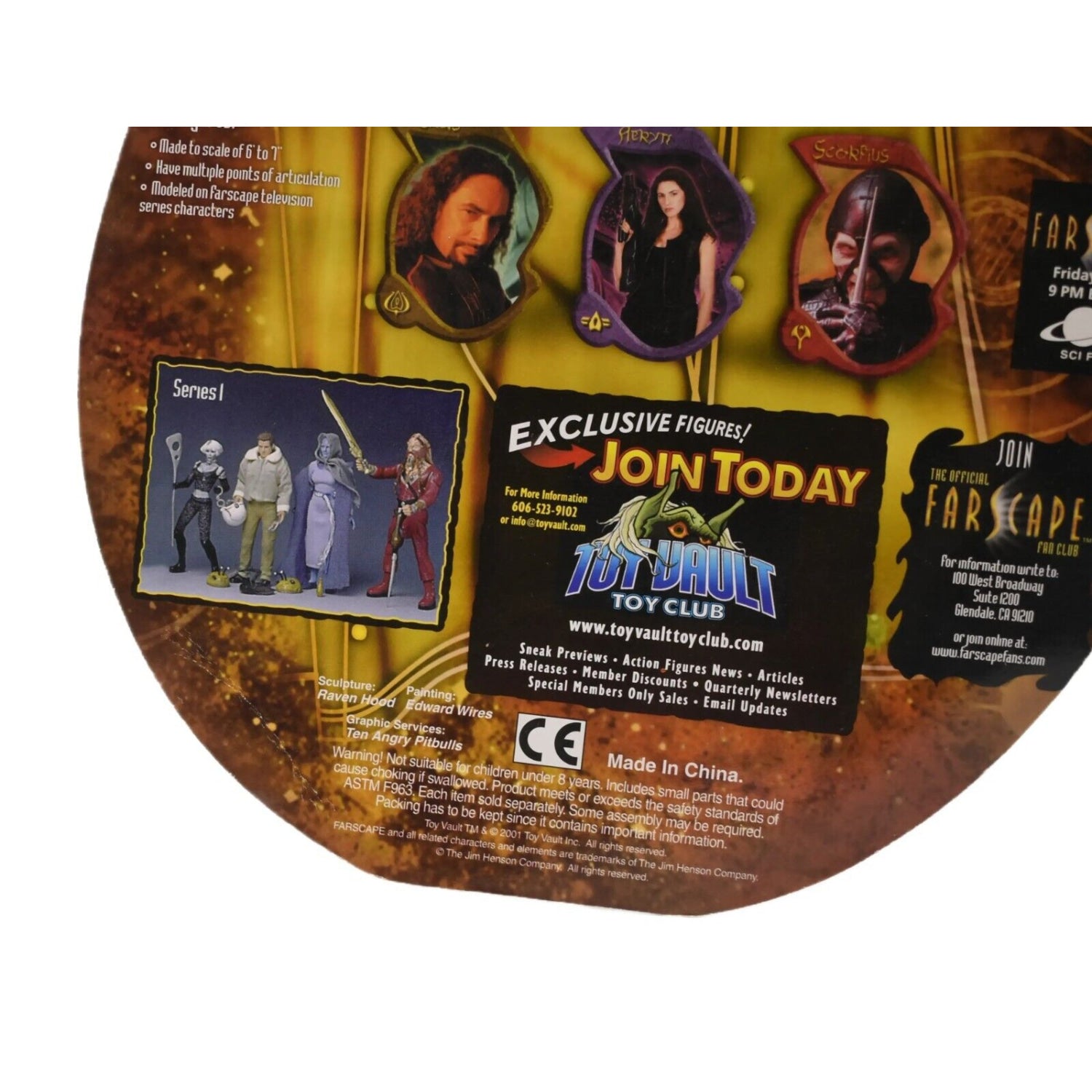 Toy Vault - FarScape Series 2 - Rygel Special Edition Action Figure - Toys & Games:Action Figures & Accessories:Action Figures