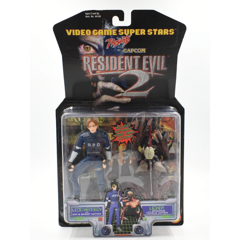 ToyBiz - Capcom Resident Evil 2 - Leon Kennedy & Licker Action