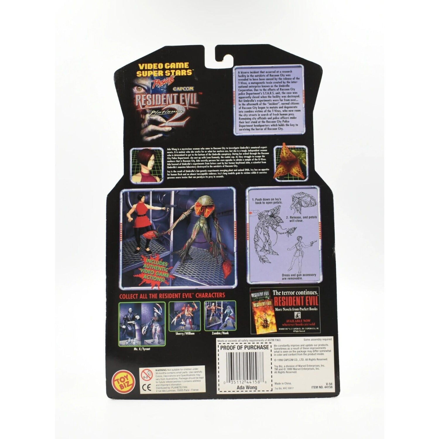 ToyBiz - Capcom Resident Evil 2 Platinum - Ada Wong & Ivy Action Figure 2-Pack - Toys & Games:Action Figures & Accessories:Action Figures