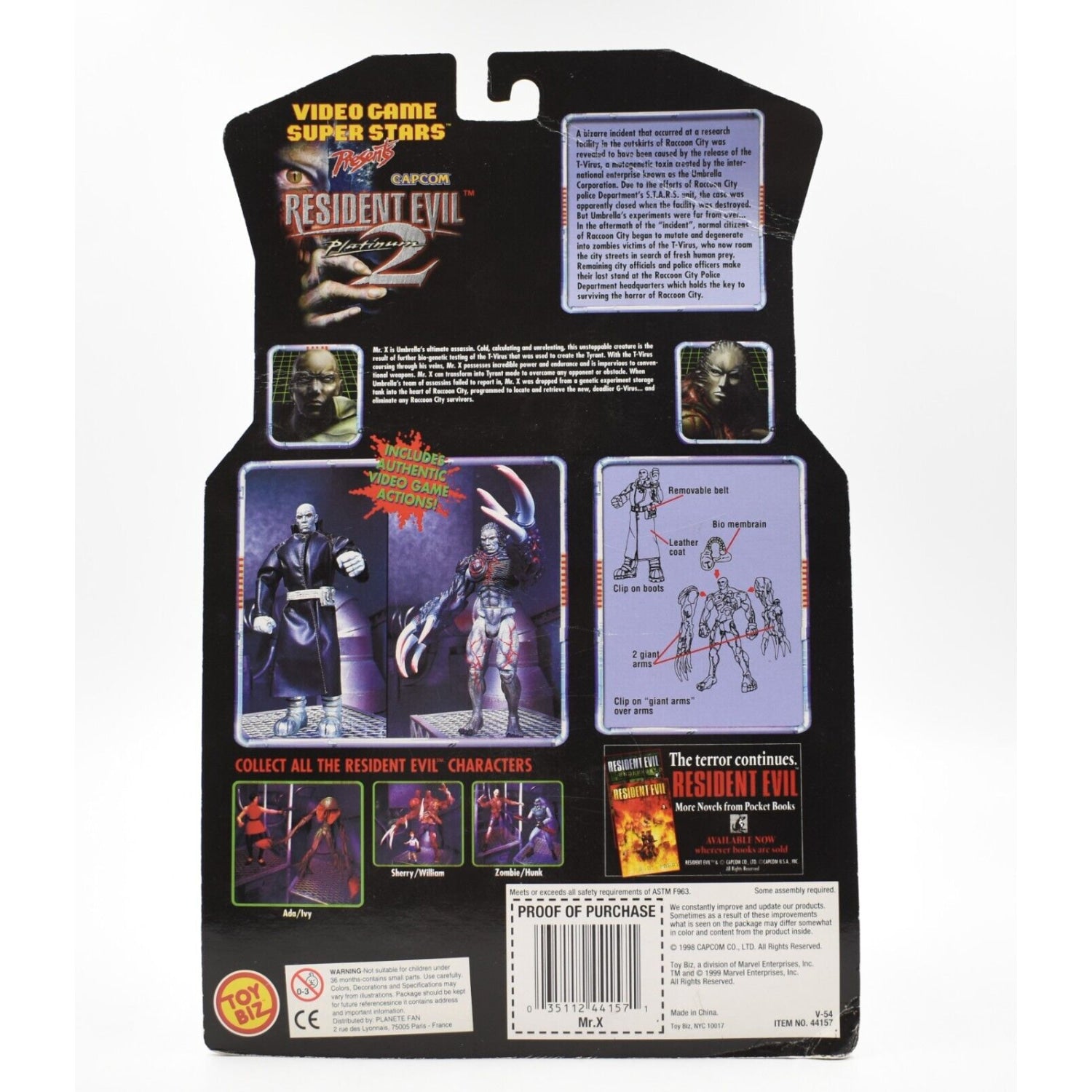 バイオ　RESIDENT EVIL TYRANT フィギュア Resident Evil TYRANT 1998 Capcom Video Game Action Figure Toy Biz