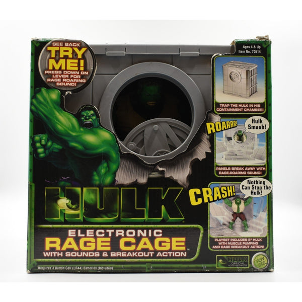 ToyBiz - Hulk The Movie - Incredible Hulk & Electronic Rage Cage