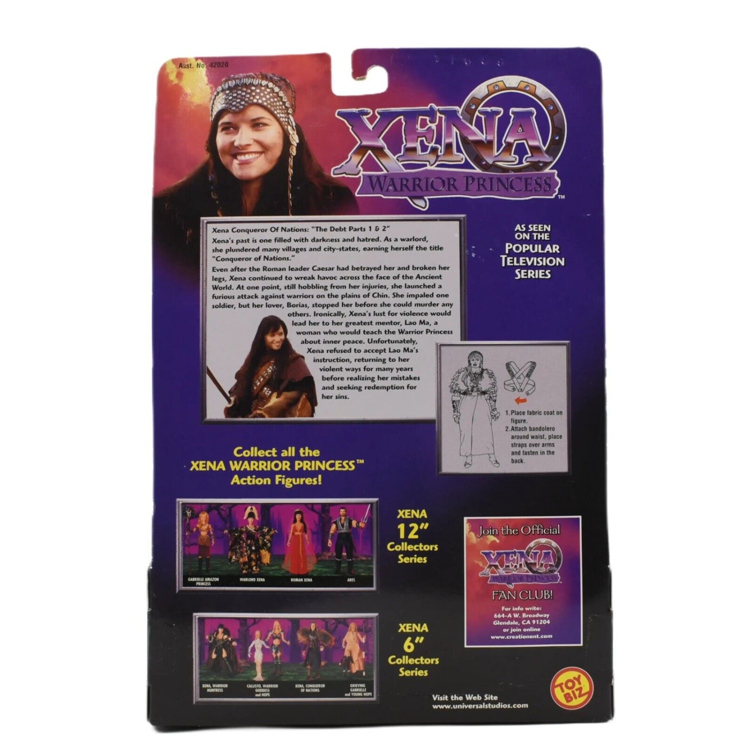 ToyBiz - Xena Warrior Princess - Xena Conqueror of Nations Action Figure - Toys & Games:Action Figures & Accessories:Action Figures