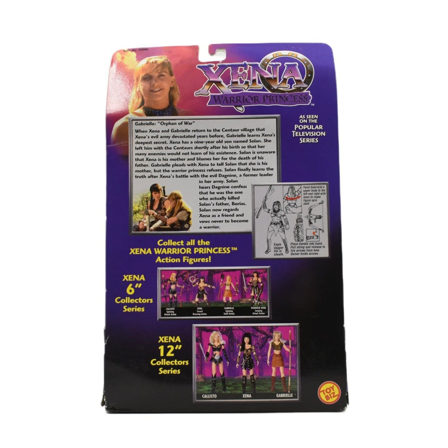 ToyBiz - Xena Warrior Princess - Gabrielle (Orphan of War) Action Figure - Toys & Games:Action Figures & Accessories:Action Figures