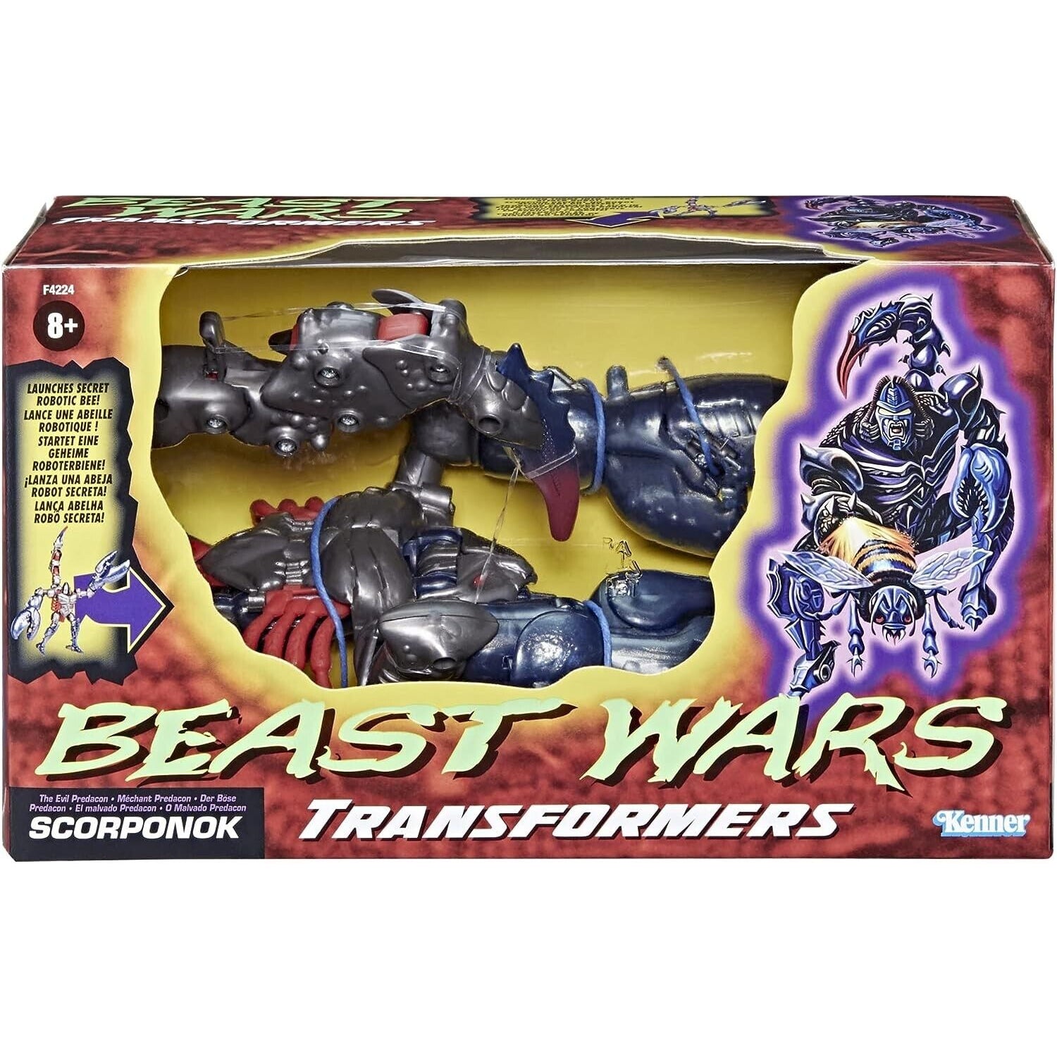 Transformers Beast Wars Retro Series - Scorponok Action Figure - Toys & Games:Action Figures & Accessories:Action Figures