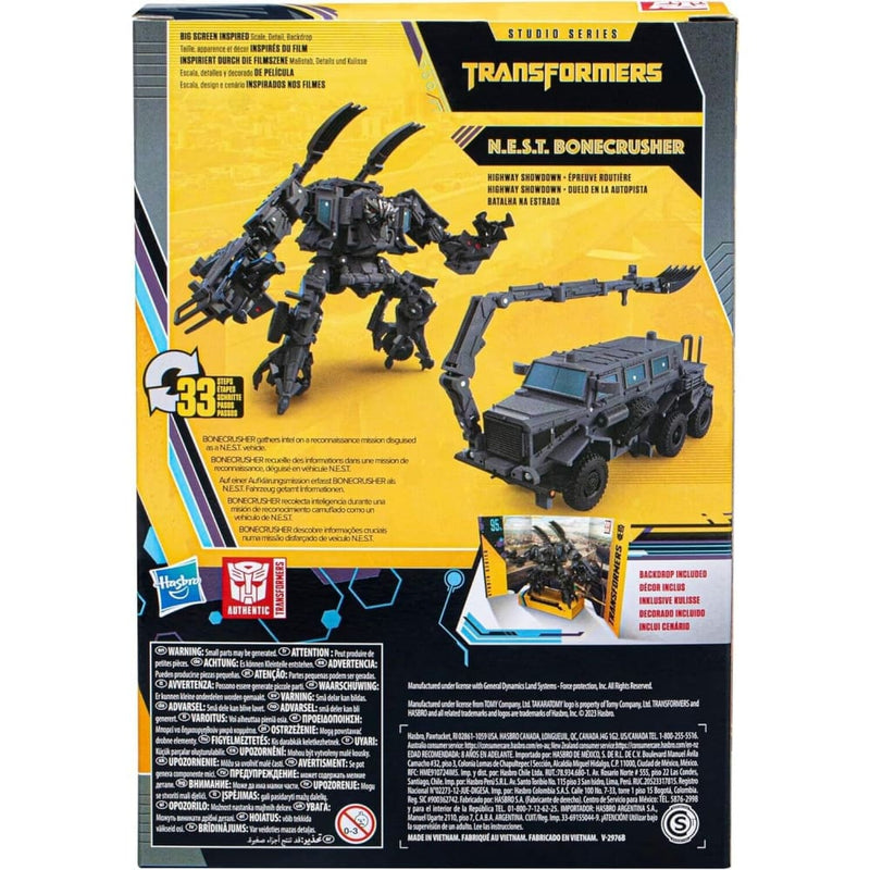 Transformers Studio Series 95 - Buzzworthy Bumblebee N.E.S.T. Bonecrusher Figure - Toys & Games:Action Figures & Accessories:Action Figures