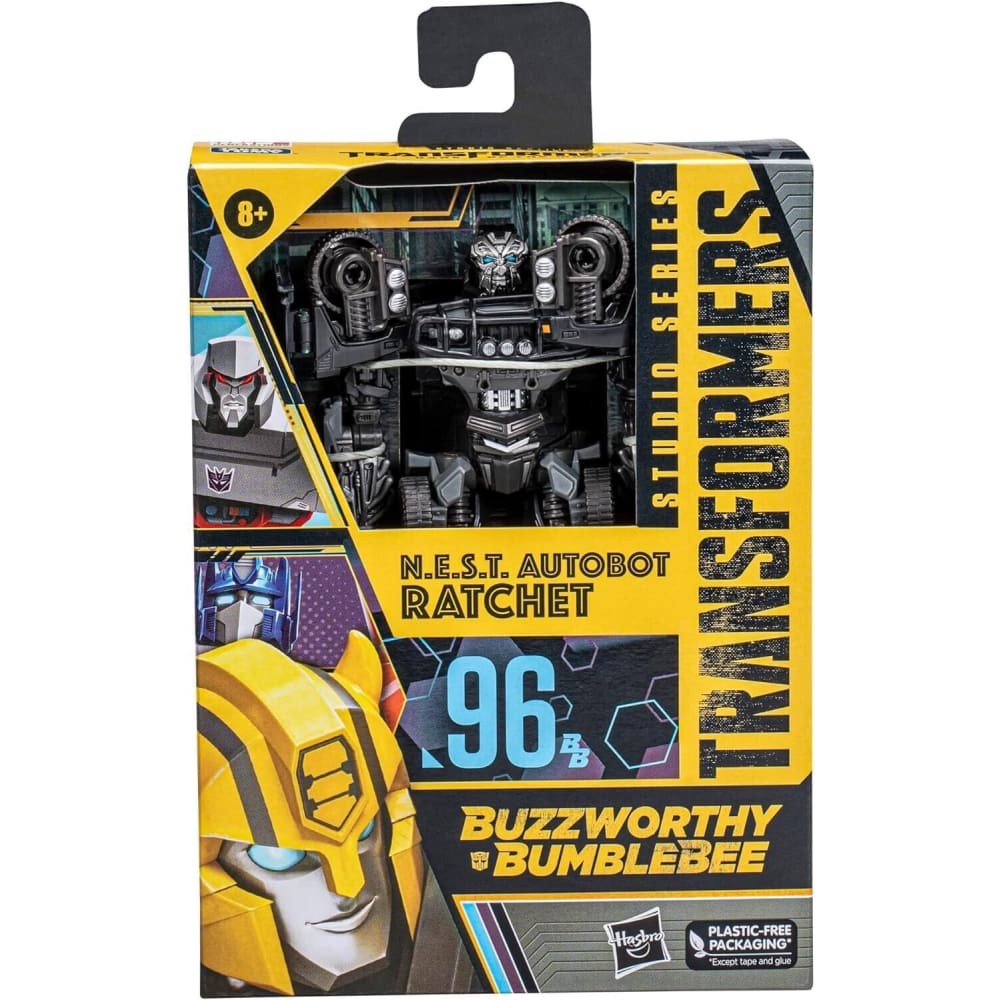 Transformers Studio Series 96 - Buzzworthy Bumblebee N.E.S.T Ratchet Action Figure - Toys & Games:Action Figures & Accessories:Action