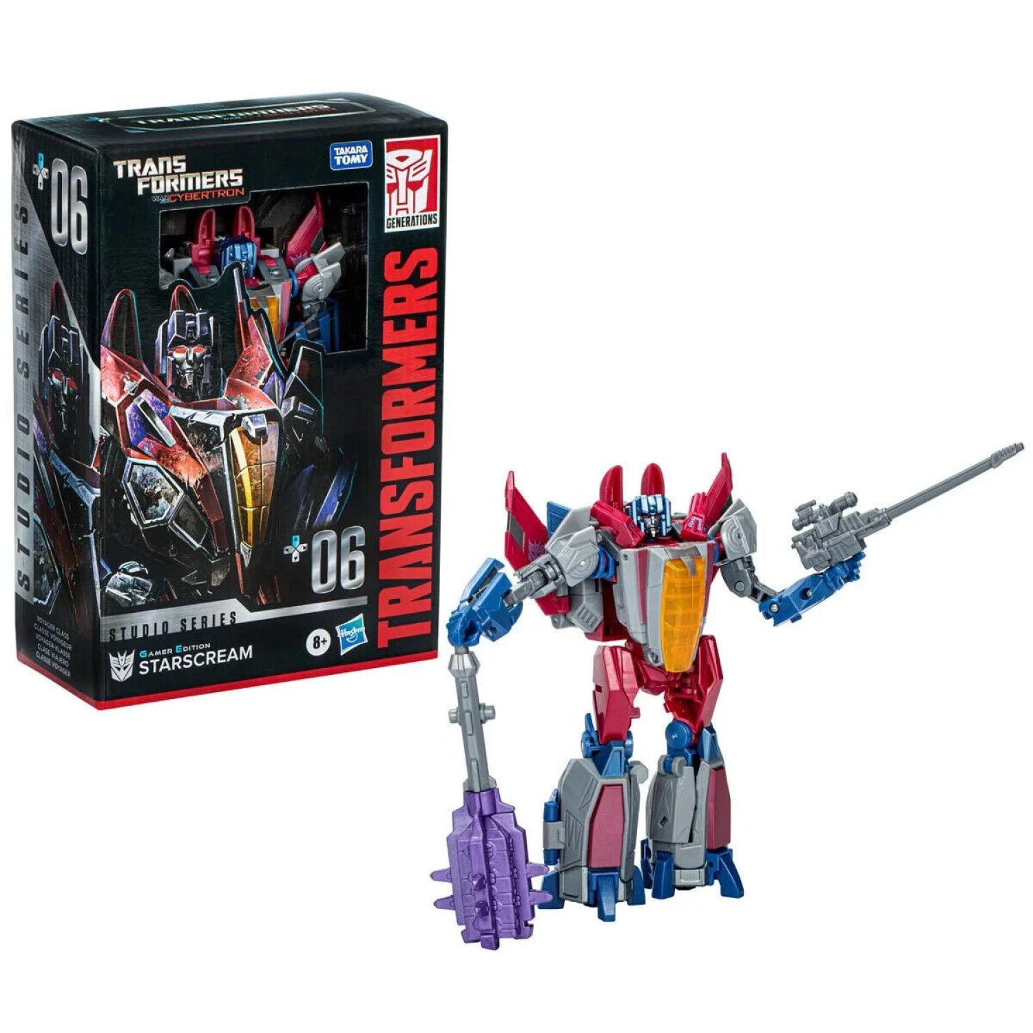 Transformers Studio Series Gamer Edition War for Cybertron Starscream PRE-ORDER - Toys & Games:Action Figures & Accessories:Action Figures