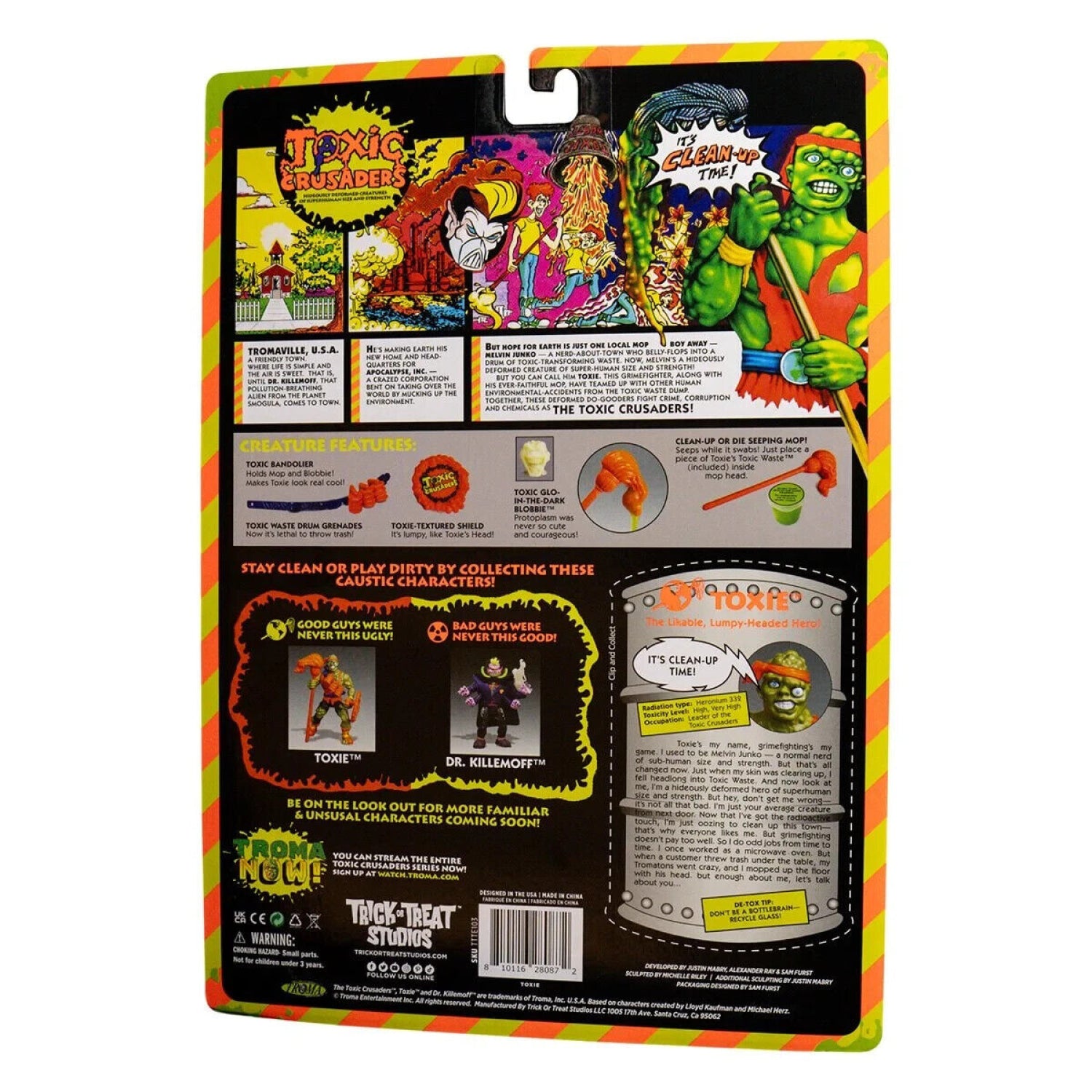 Trick or Treat Studios - Toxic Crusader - Toxie Action Figure - Toys & Games:Action Figures & Accessories:Action Figures