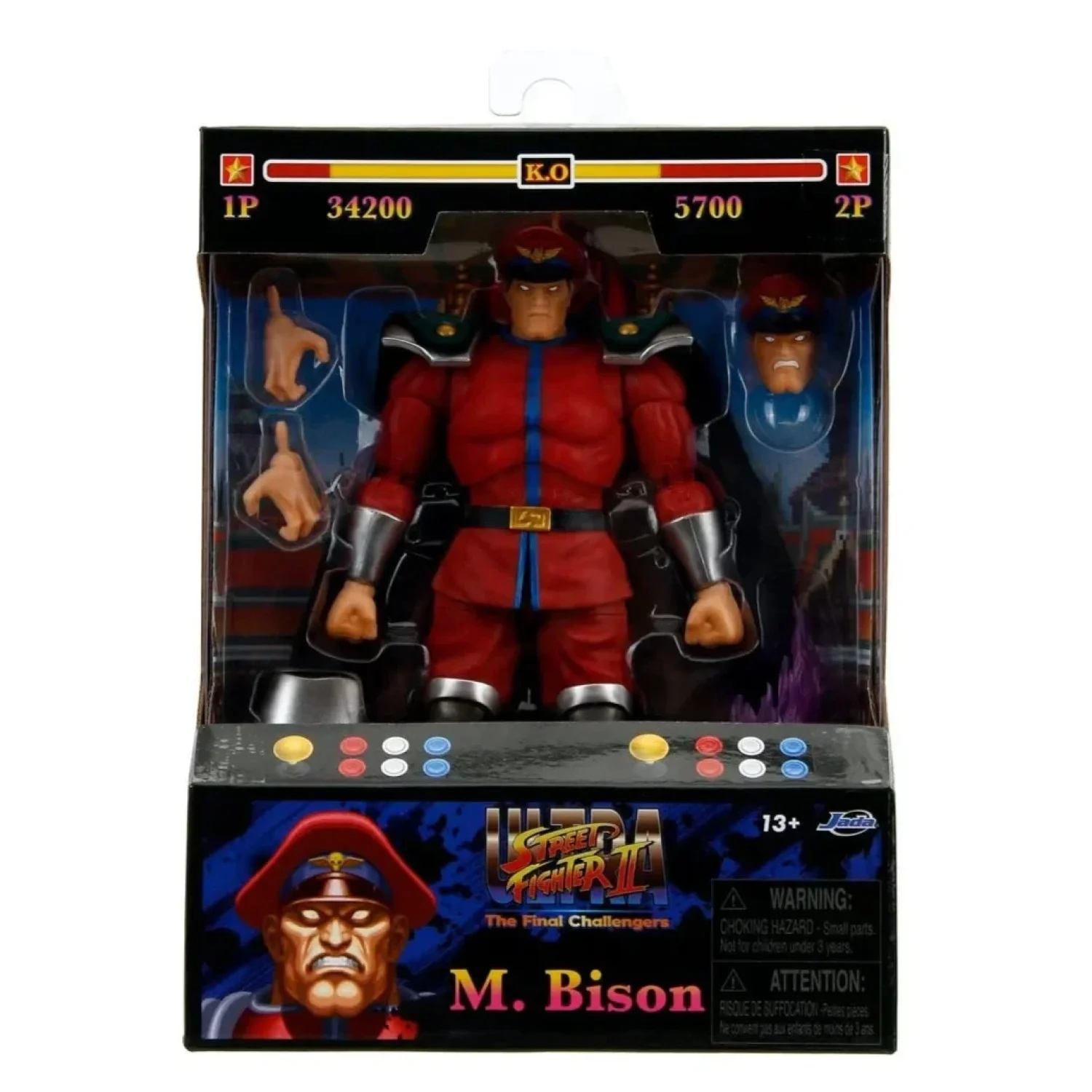 Jada Toys - Ultra Street Fighter II - M. Bison Action Figure - COMING SOON - Toys & Games:Action Figures & Accessories:Action Figures