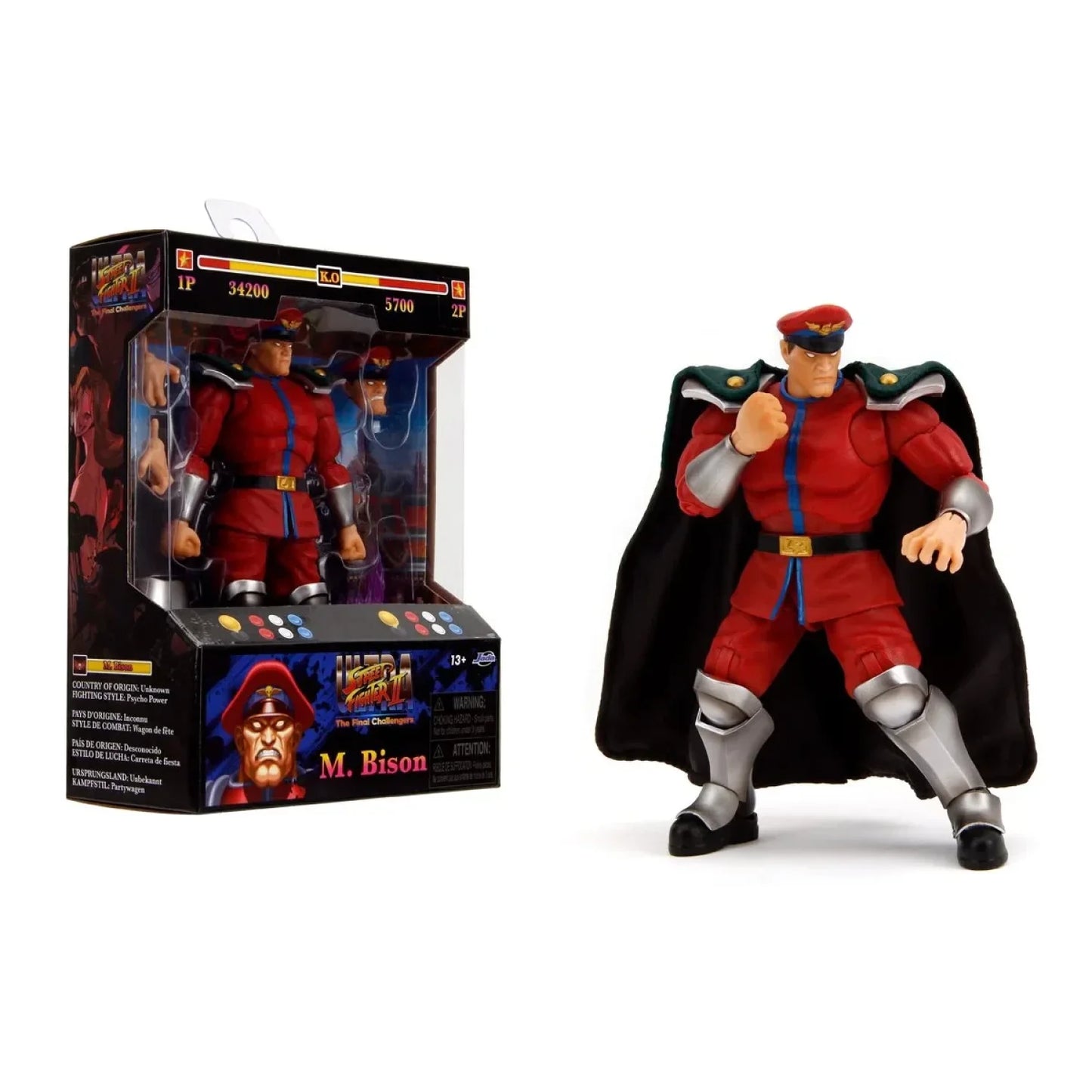Jada Toys - Ultra Street Fighter II - M. Bison Action Figure - COMING SOON - Toys & Games:Action Figures & Accessories:Action Figures