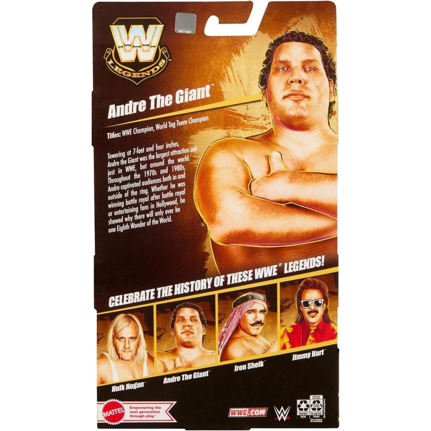 WWE Elite Collection Legends Series 21 - Andre The Giant Action Figure - Toys & Games:Action Figures & Accessories:Action Figures