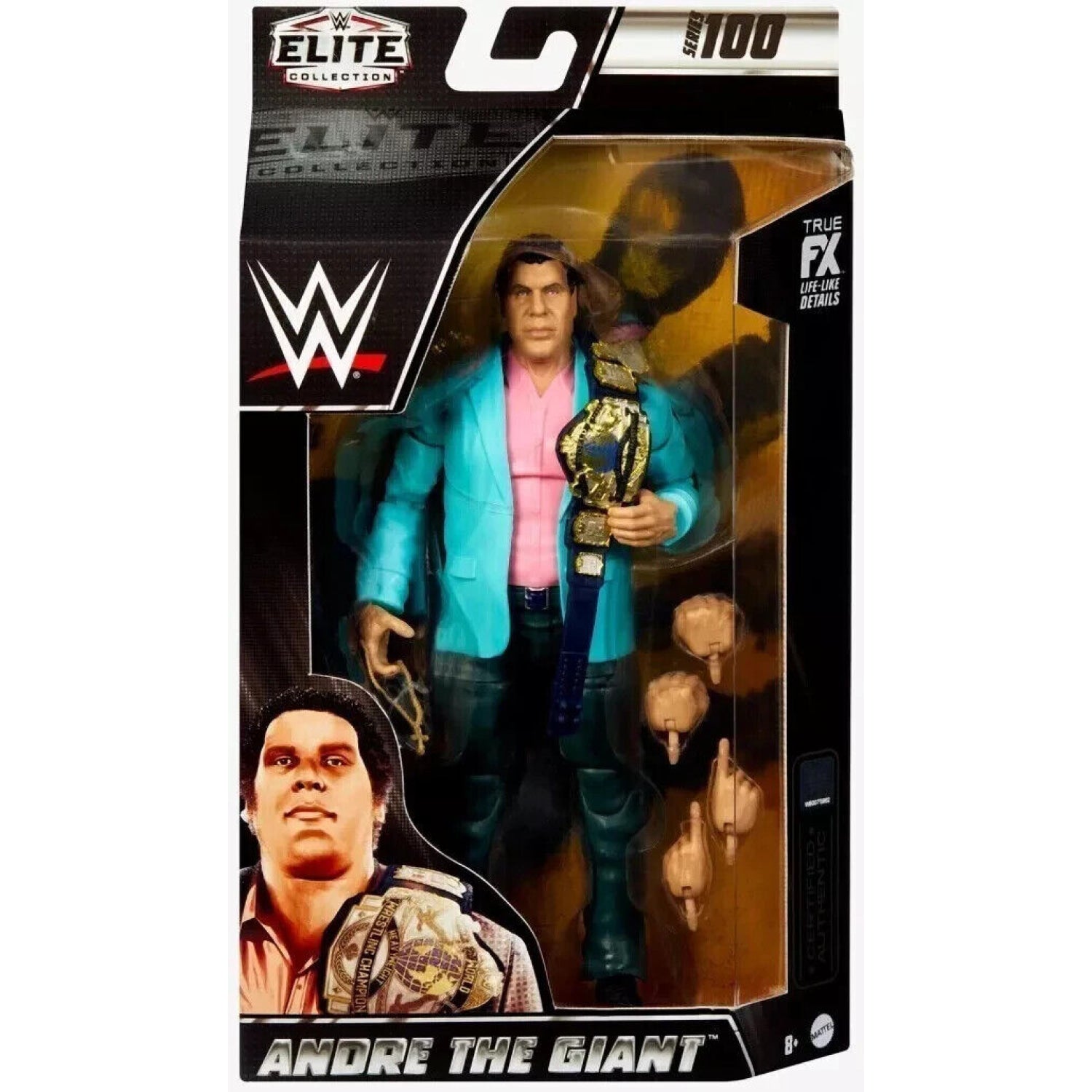 WWE Elite Collection Series 100 - Andre The Giant (Variant) Action Figure - Toys & Games:Action Figures & Accessories:Action Figures