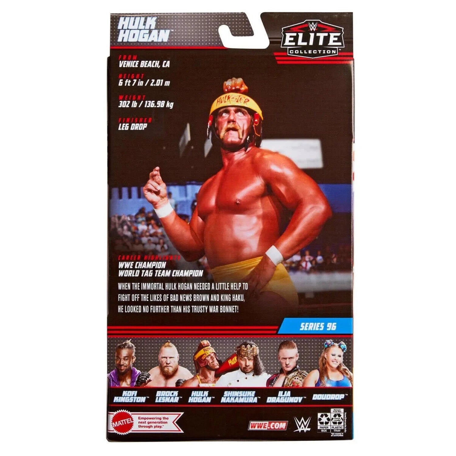 WWE Elite Collection Series 95 - Hulk Hogan Action Figure - Toys & Games:Action Figures & Accessories:Action Figures