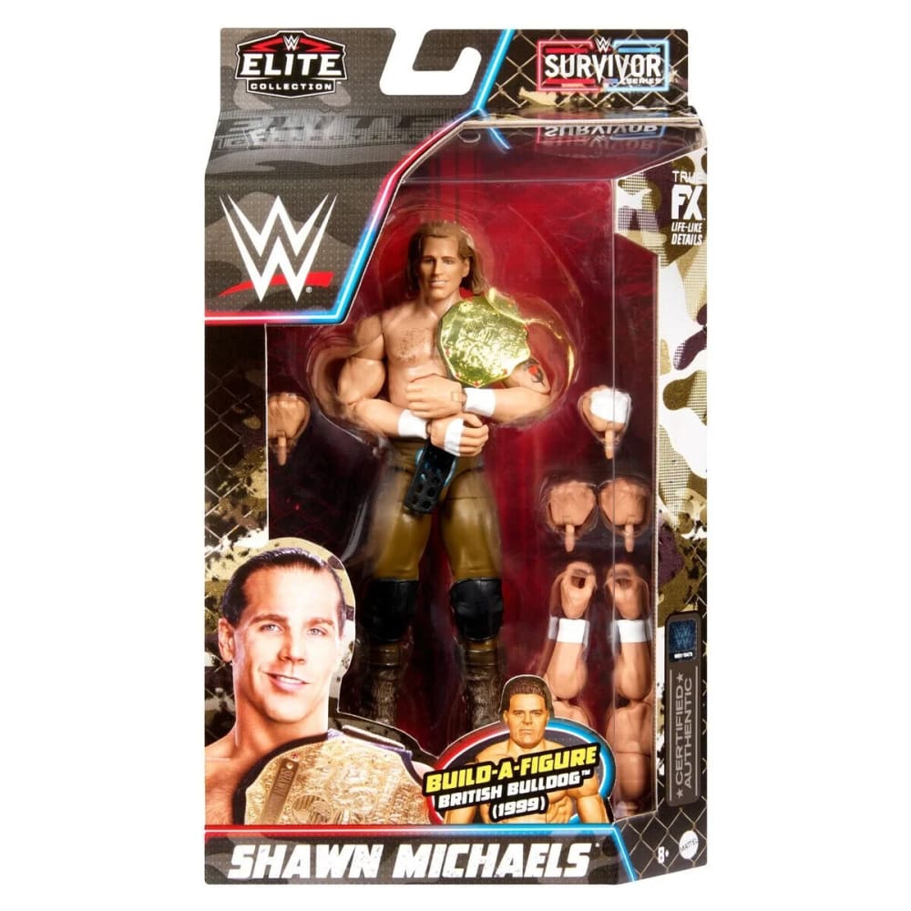 WWE Elite Collection Survivor Series - Shawn Michaels Action Figure COMING SOON Toys & Games:Action Figures Accessories:Action