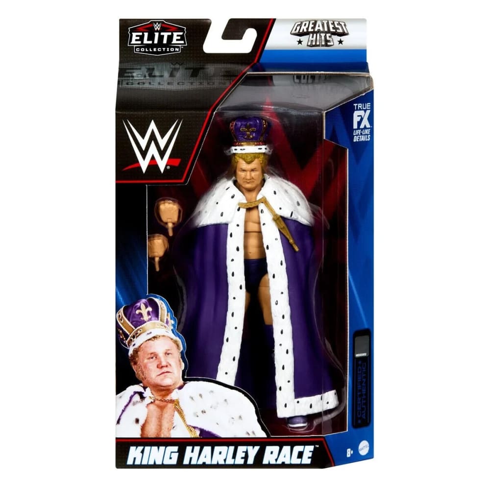 WWE Elite Collection The Greatest Hits - King Harley Race Action Figure - Toys & Games:Action Figures & Accessories:Action Figures