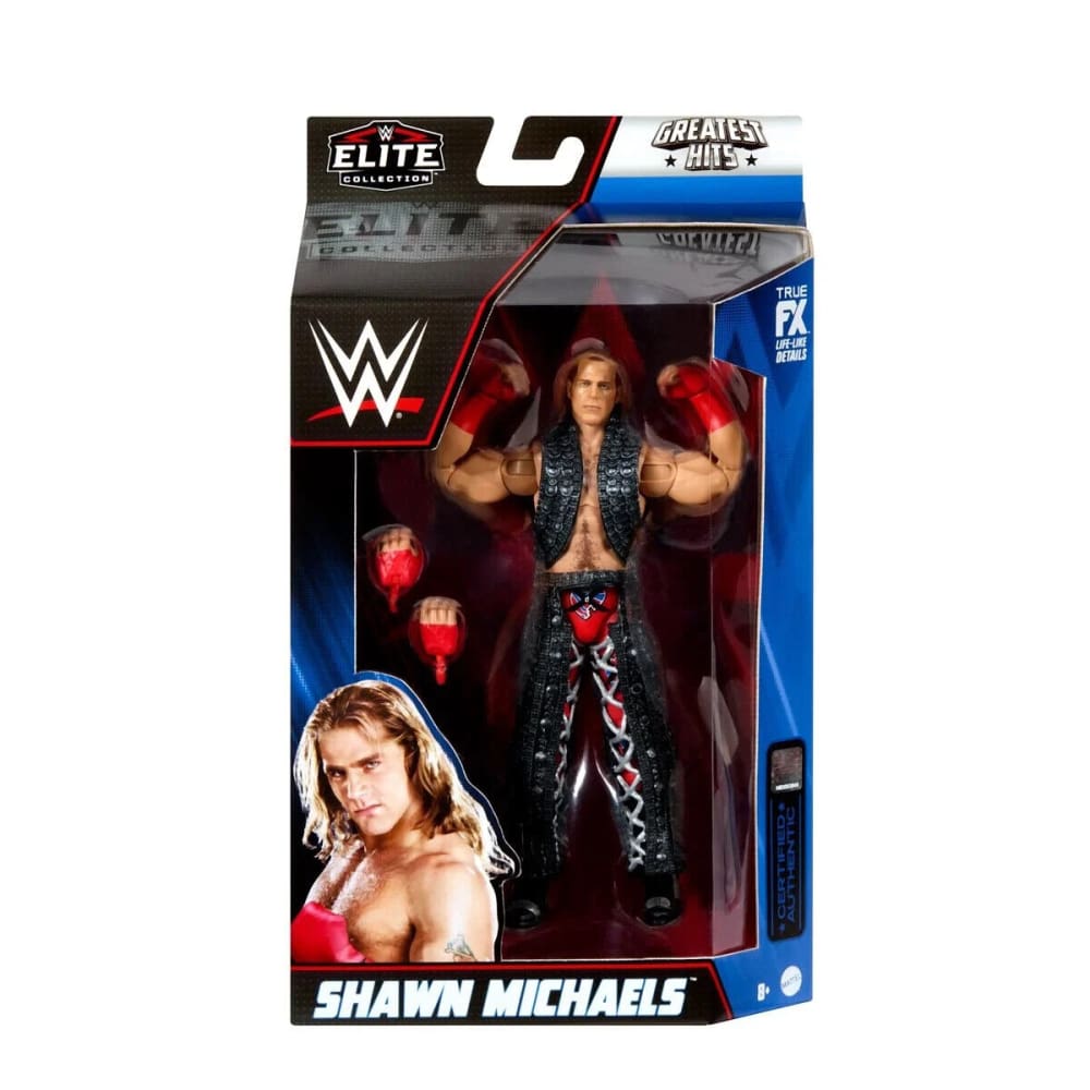 WWE Elite Collection The Greatest Hits - Shawn Michaels Action Figure - Toys & Games:Action Figures & Accessories:Action Figures