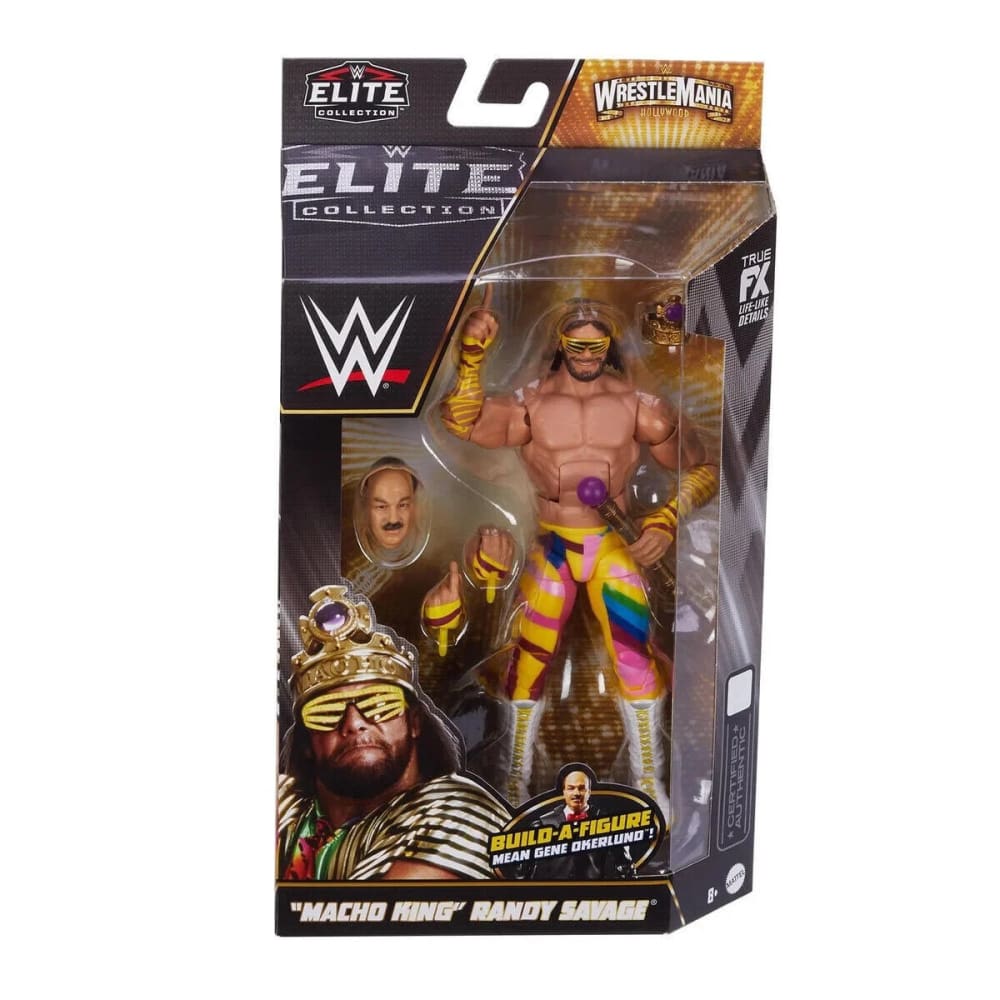 WWE Elite Collection Wrestlemania 2023 - Macho Man Randy Savage Action Figure - Toys & Games:Action Figures & Accessories:Action Figures