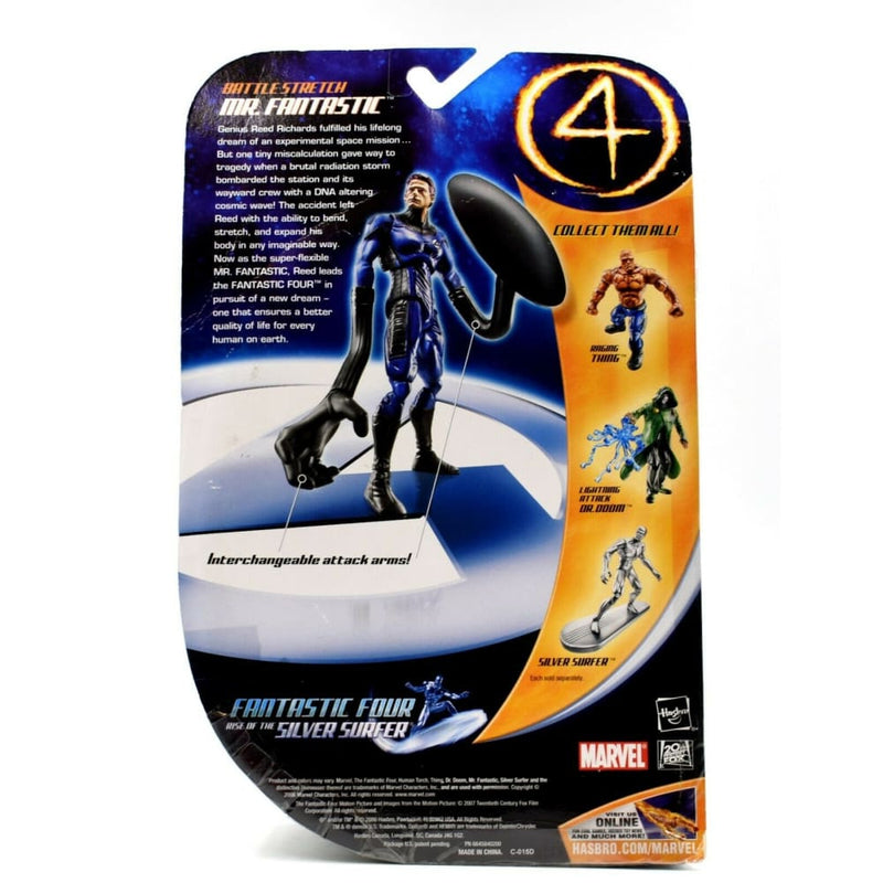 Fantastic Four Rise of The Silver Surfer - Battle Stretch Mr. Fantastic Figure - Toys & Games:Action Figures:TV Movies & Video Games