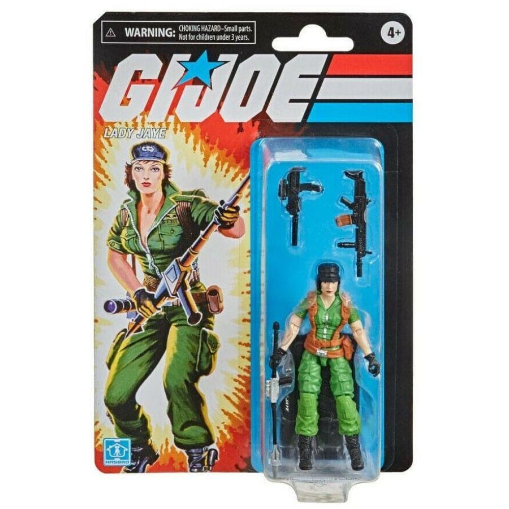 Hasbro - G.I. Joe Retro Collection Series - Lady Jaye Action Figure - PRE-ORDER - Toys & Games:Action Figures & Accessories:Action Figures