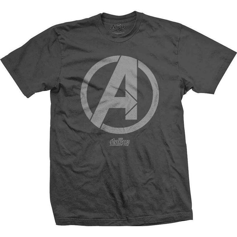 Official Marvel Comics - Avengers Infinity War A Icon Motif T-Shirt - S - Clothes Shoes & Accessories:Mens Clothing:Shirts & Tops:T-Shirts