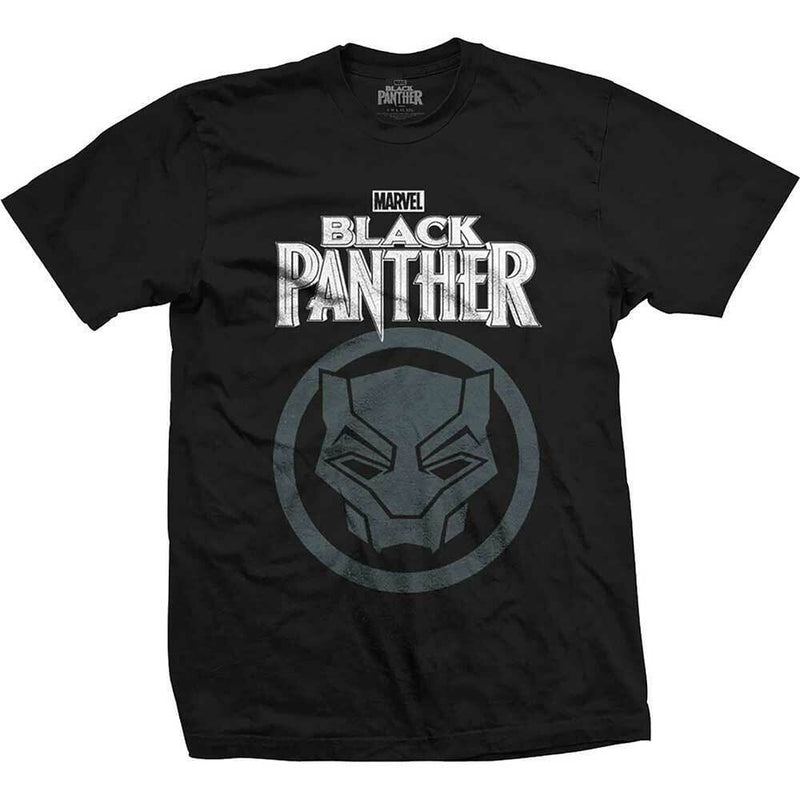 Official Marvel Comics - Black Panther Big Icon Design Motif T-Shirt - S - Clothes Shoes & Accessories:Mens Clothing:Shirts & Tops:T-Shirts