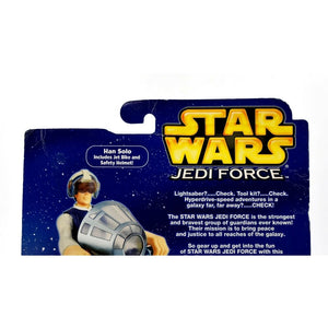 Star Wars Jedi Force Playskool - Han Solo with Jet Bike Action Figure Set - Toys & Games:Action Figures:TV Movies & Video Games