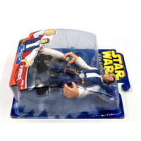 Star Wars Jedi Force Playskool - Han Solo with Jet Bike Action Figure Set - Toys & Games:Action Figures:TV Movies & Video Games