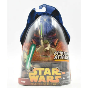 Star Wars Revenge of The Sith - Yoda (Spinning Attack) Action Figure - Toys & Games:Action Figures:TV Movies & Video Games
