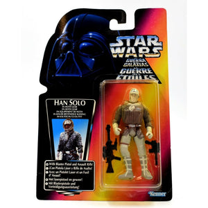 Star Wars The Power of The Force (Red Euro) Han Solo in Hoth Gear Action Figure - Toys & Games:Action Figures:TV Movies & Video Games