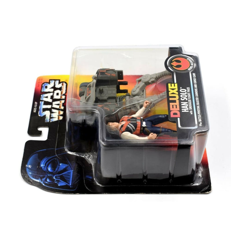 Star Wars Power of The Force (Red Euro) - Han Solo with Smuggler Flight Pack - Toys & Games:Action Figures:TV Movies & Video Games