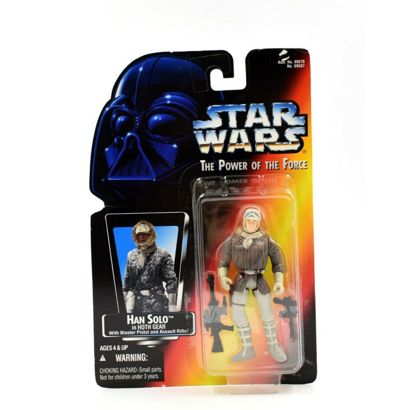 Star Wars The Power of The Force (Red) - Han Solo in Hoth Gear Action Figure - Toys & Games:Action Figures:TV Movies & Video Games