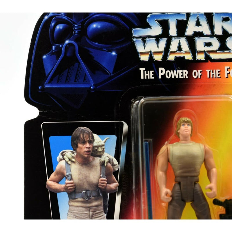 Star Wars Power of The Force (Red) - Luke Skywalker in Dagobah Fatigues Figure - Toys & Games:Action Figures:TV Movies & Video Games