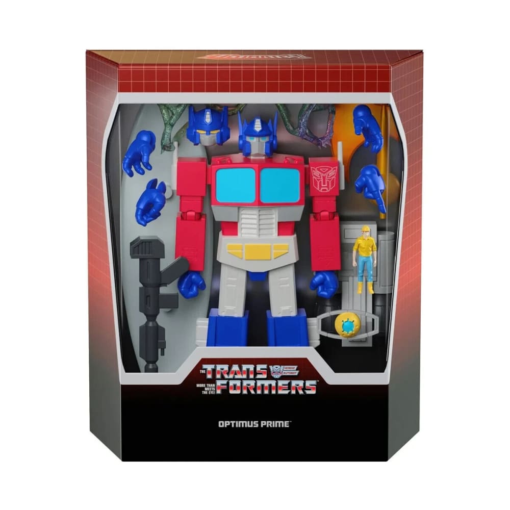 Super7 Transformers Ultimates - Optimus Prime Action Figure - Toys & Games:Action Figures & Accessories:Action Figures